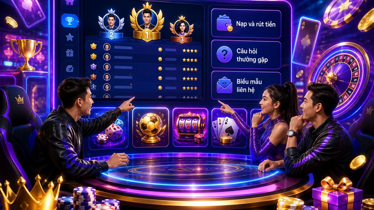 Bảng xếp hạng lối vào hỗ trợ cho người chơi cũ fly88 khi kiểm tra nạp rút
